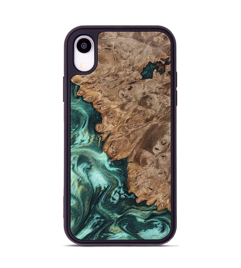 iPhone Xr Wood Phone Case - Ned (Green, 801773)