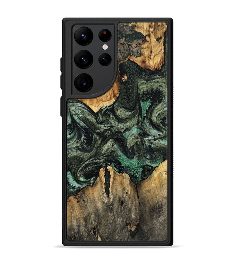 Galaxy S22 Ultra Wood Phone Case - Harlow (Green, 801774)