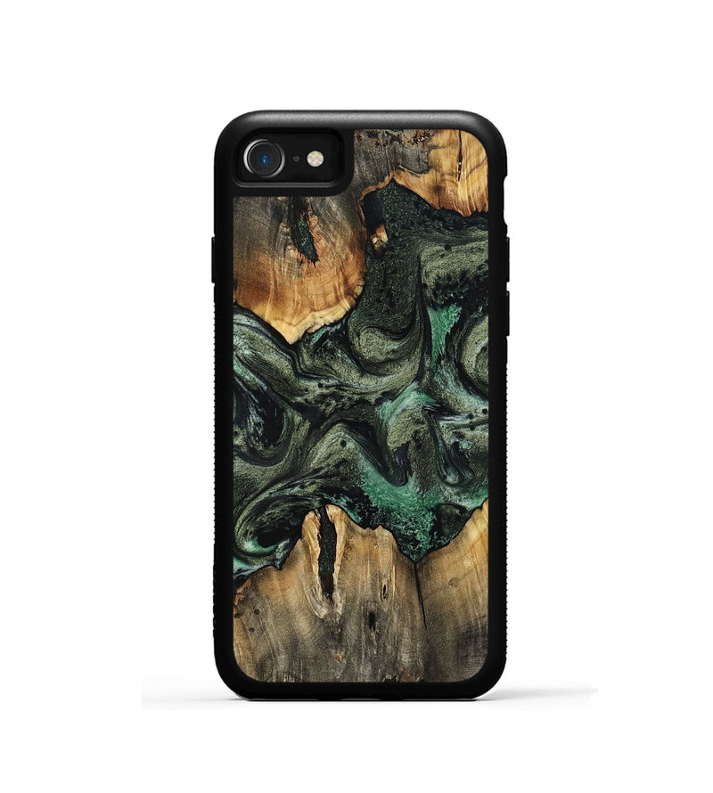 iPhone SE Wood Phone Case - Harlow (Green, 801774)