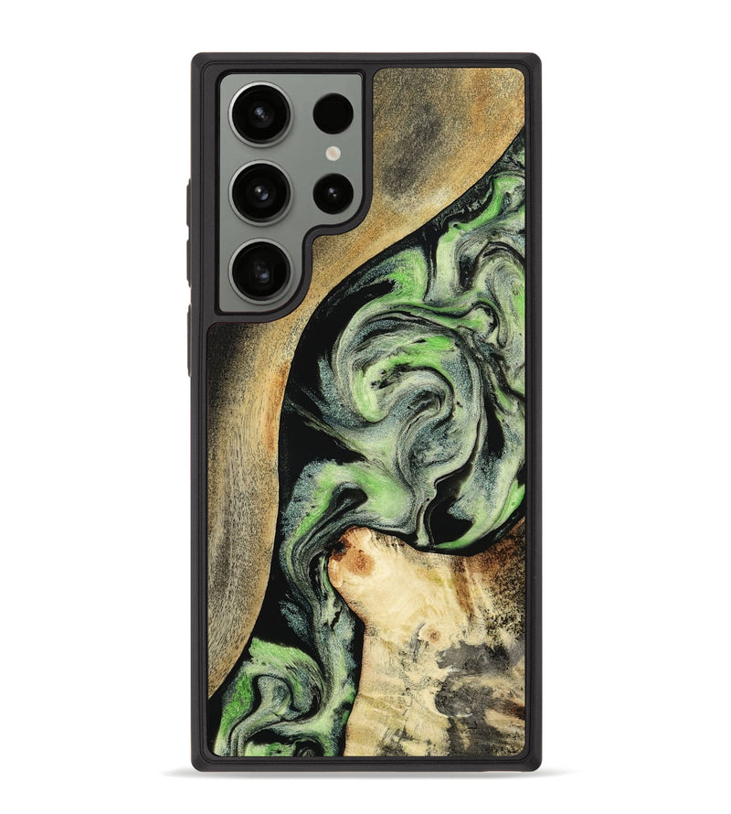 Galaxy S23 Ultra Wood Phone Case - Zev (Green, 801775)