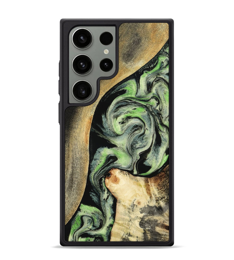 Galaxy S24 Ultra Wood Phone Case - Zev (Green, 801775)
