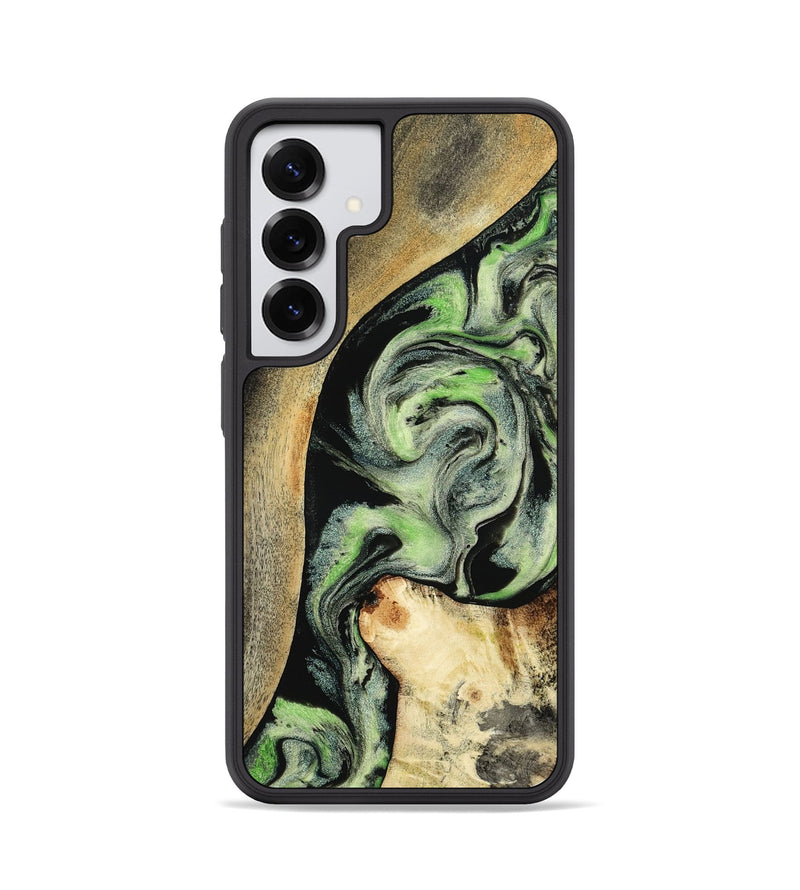 Galaxy S25 Wood Phone Case - Zev (Green, 801775)