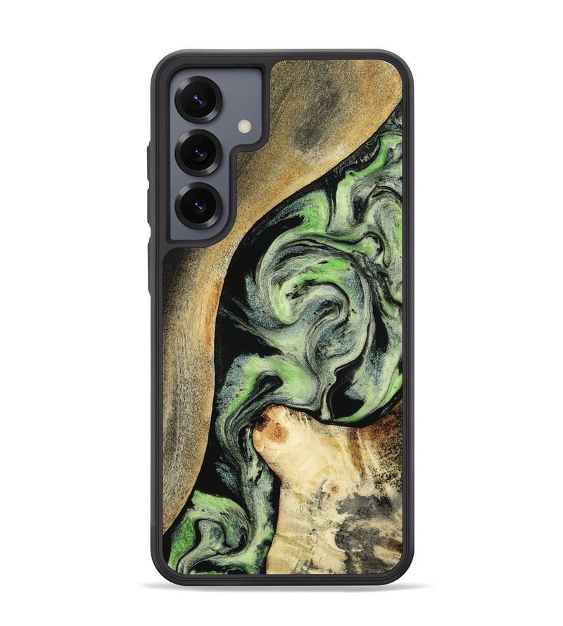 Galaxy S25 Plus Wood Phone Case - Zev (Green, 801775)