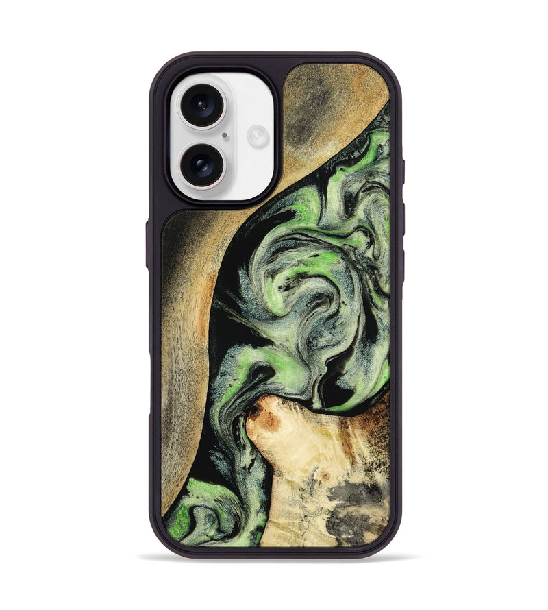 iPhone 17 Wood Phone Case - Zev (Green, 801775)