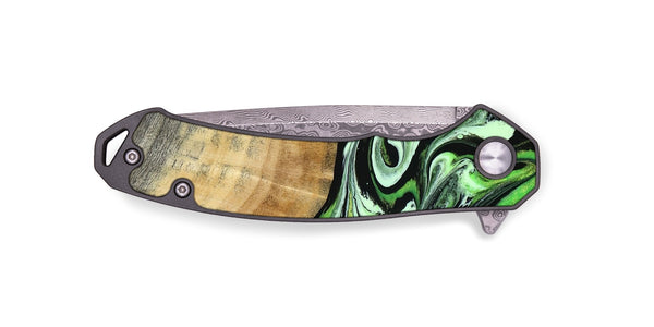 EDC Wood Pocket Knife - Tomas (Green, 801776)
