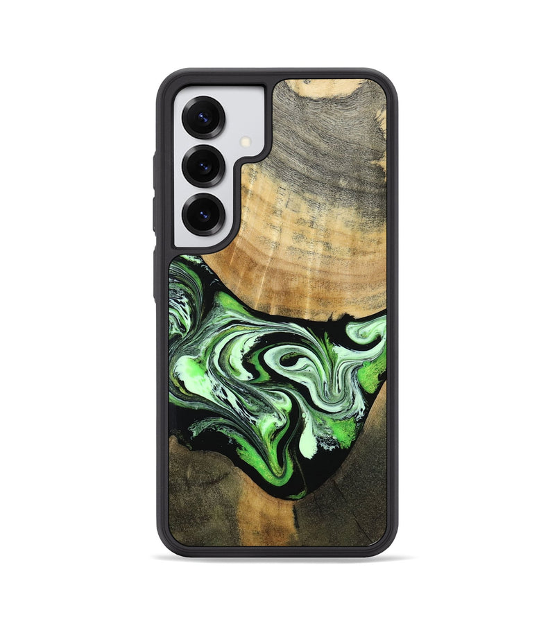 Galaxy S25 Wood Phone Case - Tomas (Green, 801776)