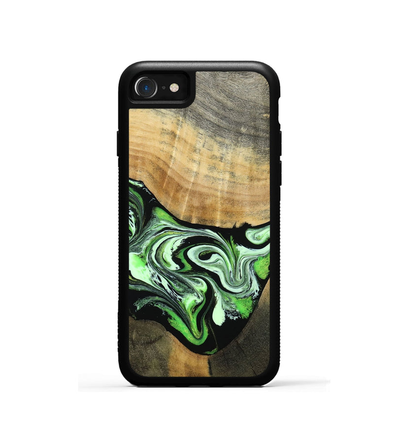iPhone SE Wood Phone Case - Tomas (Green, 801776)