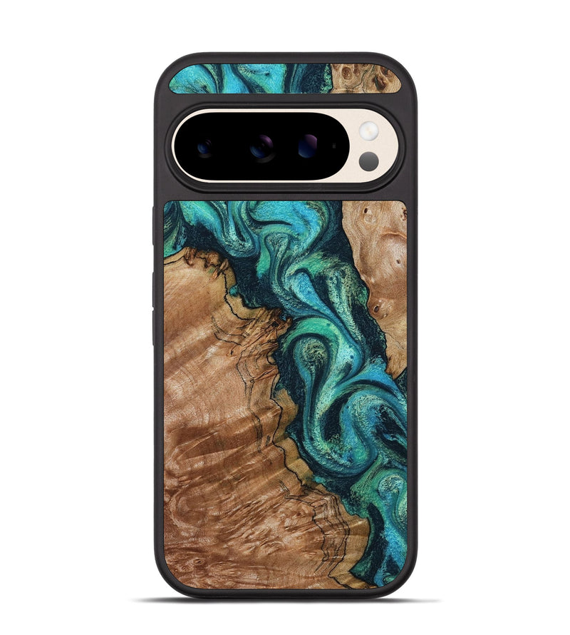 Pixel 10 Wood Phone Case - Milena (Green, 801777)
