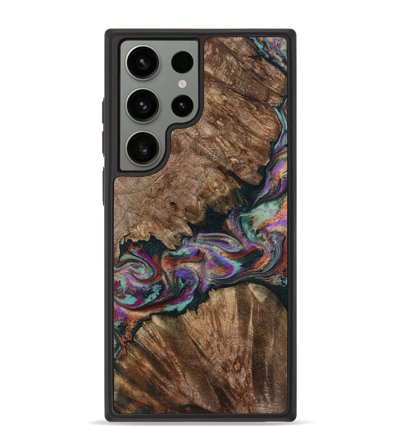 Galaxy S23 Ultra Wood Phone Case - Casey (Green, 801778)