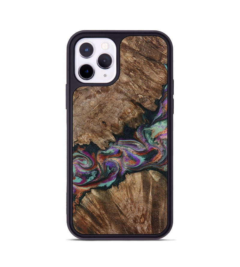iPhone 11 Pro Wood Phone Case - Casey (Green, 801778)