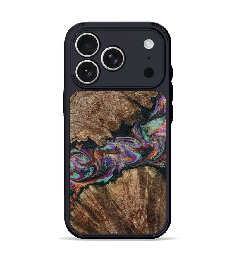 iPhone 17 Pro Wood Phone Case - Casey (Green, 801778)