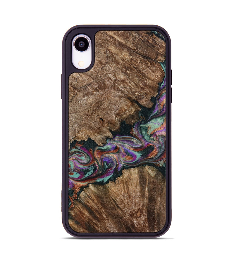 iPhone Xr Wood Phone Case - Casey (Green, 801778)