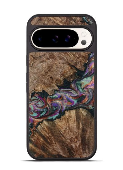 Pixel 9 Pro Wood Phone Case - Casey (Green, 801778)