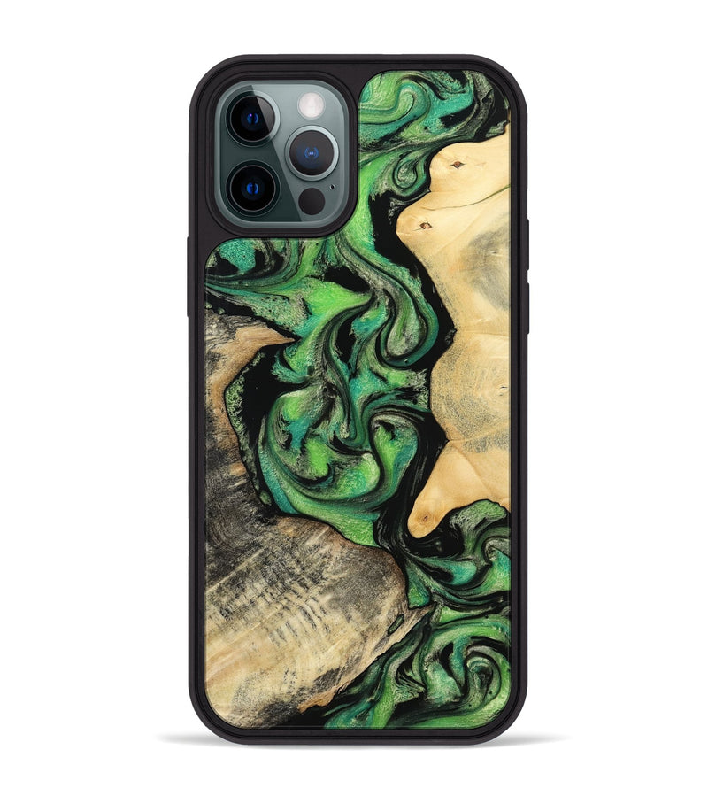 iPhone 12 Pro Max Wood Phone Case - Zen (Ombre, 801779)