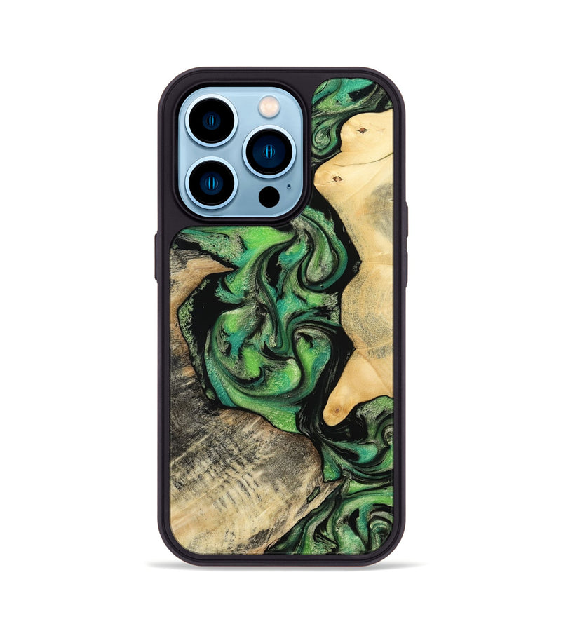 iPhone 14 Pro Wood Phone Case - Zen (Ombre, 801779)