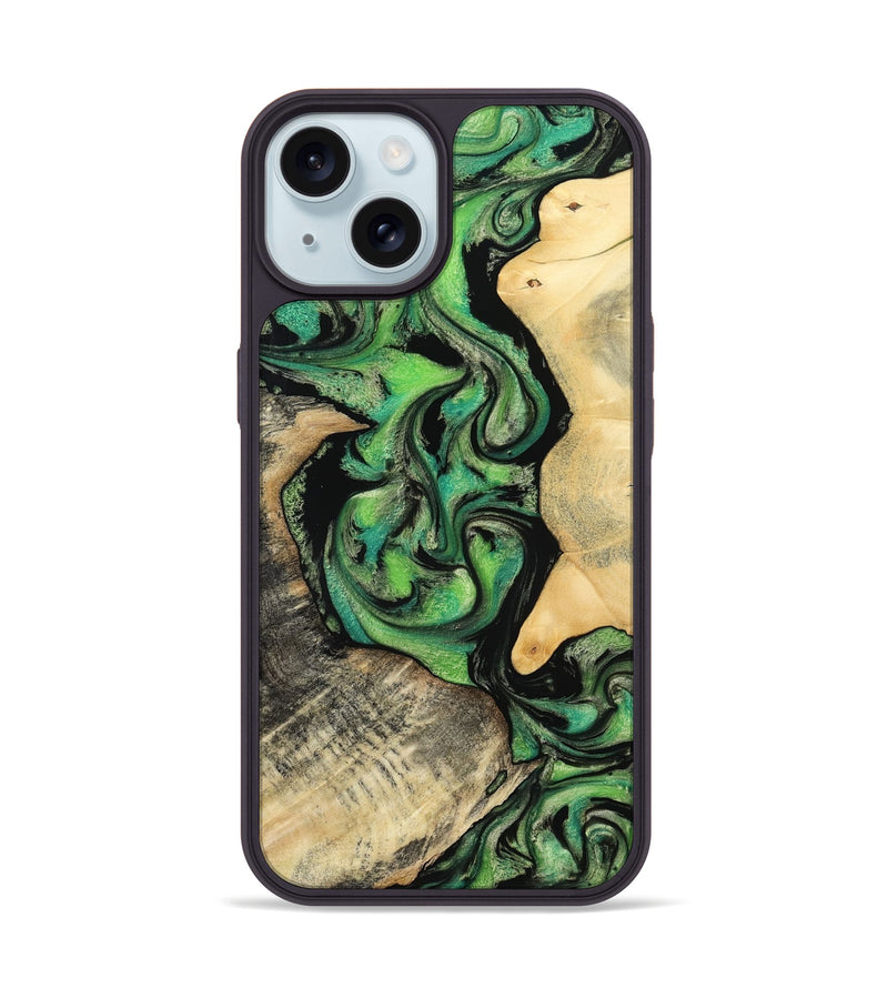 iPhone 15 Wood Phone Case - Zen (Ombre, 801779)