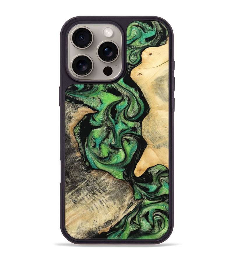 iPhone 16 Pro Max Wood Phone Case - Zen (Ombre, 801779)