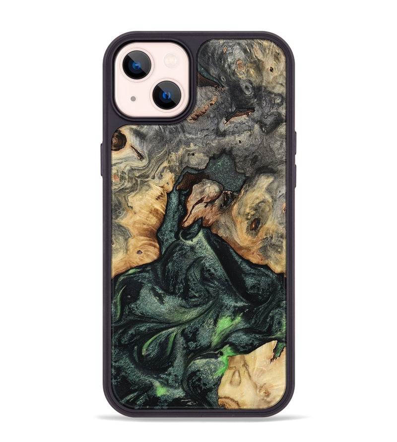 iPhone 14 Plus Wood Phone Case - Darien (Green, 801780)