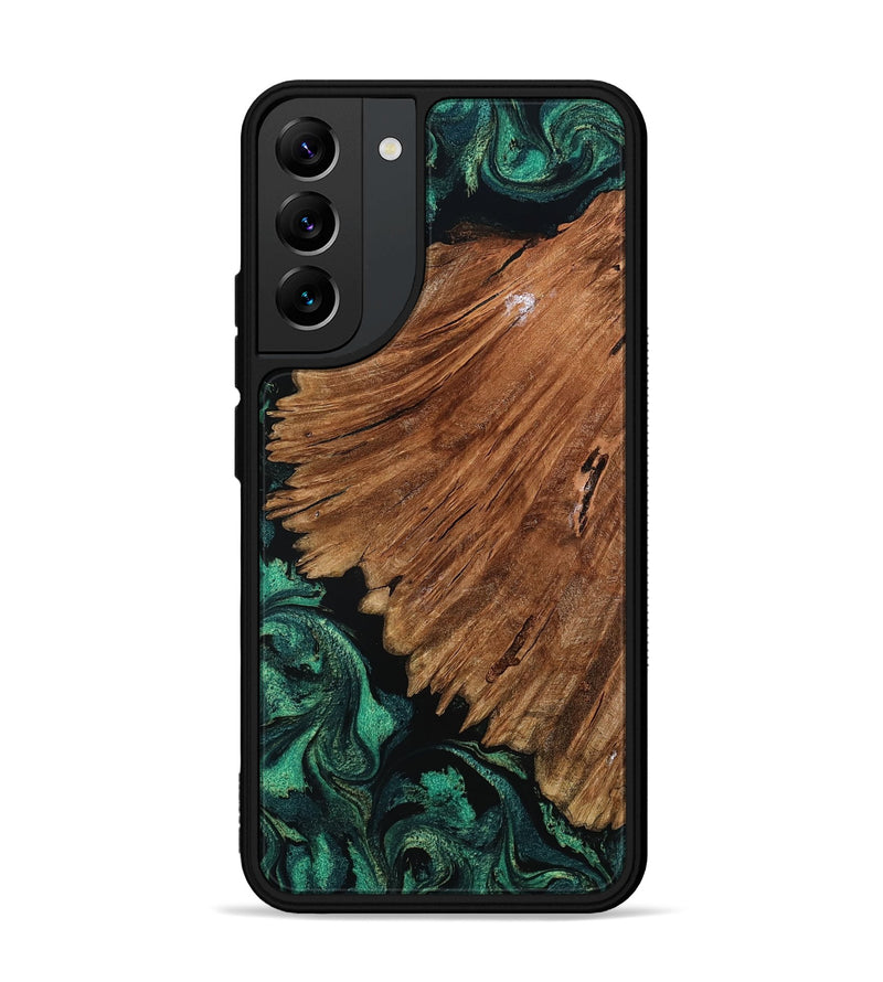 Galaxy S22 Plus Wood Phone Case - Tyesha (Green, 801781)