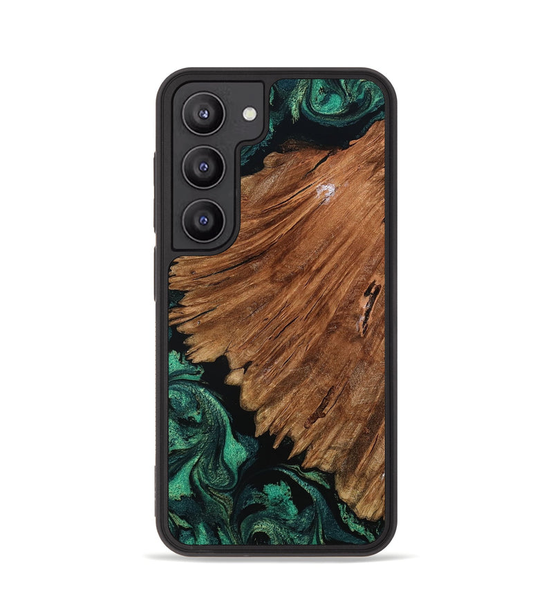 Galaxy S23 Wood Phone Case - Tyesha (Green, 801781)