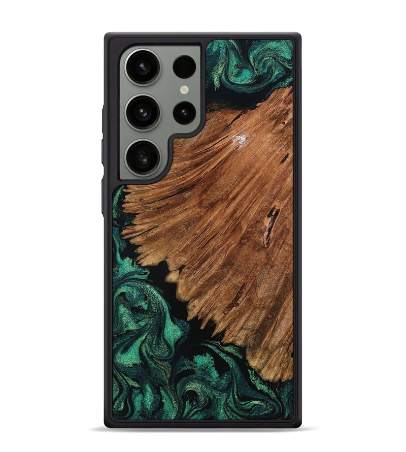 Galaxy S24 Ultra Wood Phone Case - Tyesha (Green, 801781)