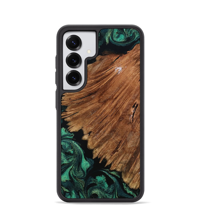 Galaxy S25 Wood Phone Case - Tyesha (Green, 801781)
