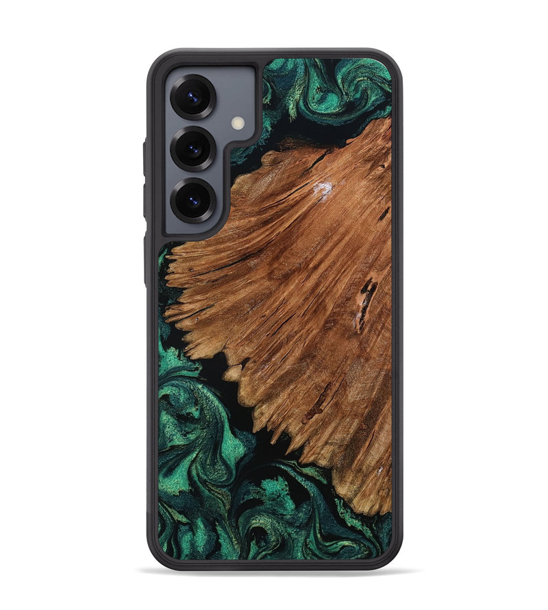 Galaxy S25 Plus Wood Phone Case - Tyesha (Green, 801781)