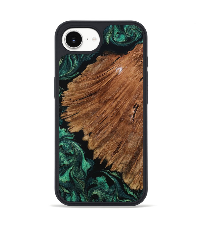 iPhone 16e Wood Phone Case - Tyesha (Green, 801781)
