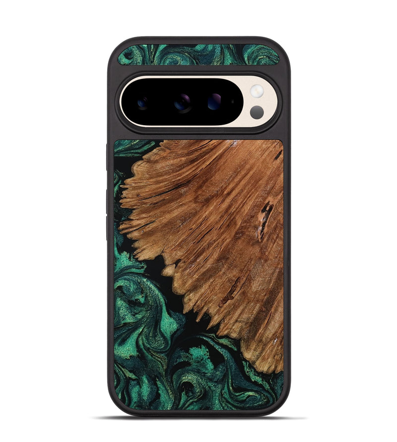 Pixel 10 Wood Phone Case - Tyesha (Green, 801781)