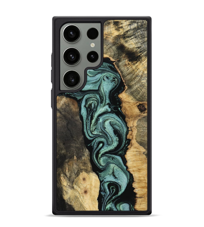 Galaxy S24 Ultra Wood Phone Case - Meaghan (Green, 801782)