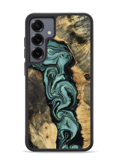 Galaxy S25 Plus Wood Phone Case - Meaghan (Green, 801782)