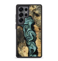 Galaxy S25 Ultra Wood Phone Case - Meaghan (Green, 801782)