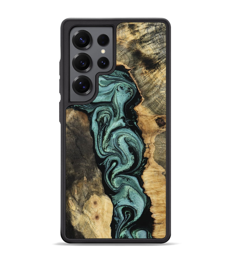 Galaxy S25 Ultra Wood Phone Case - Meaghan (Green, 801782)