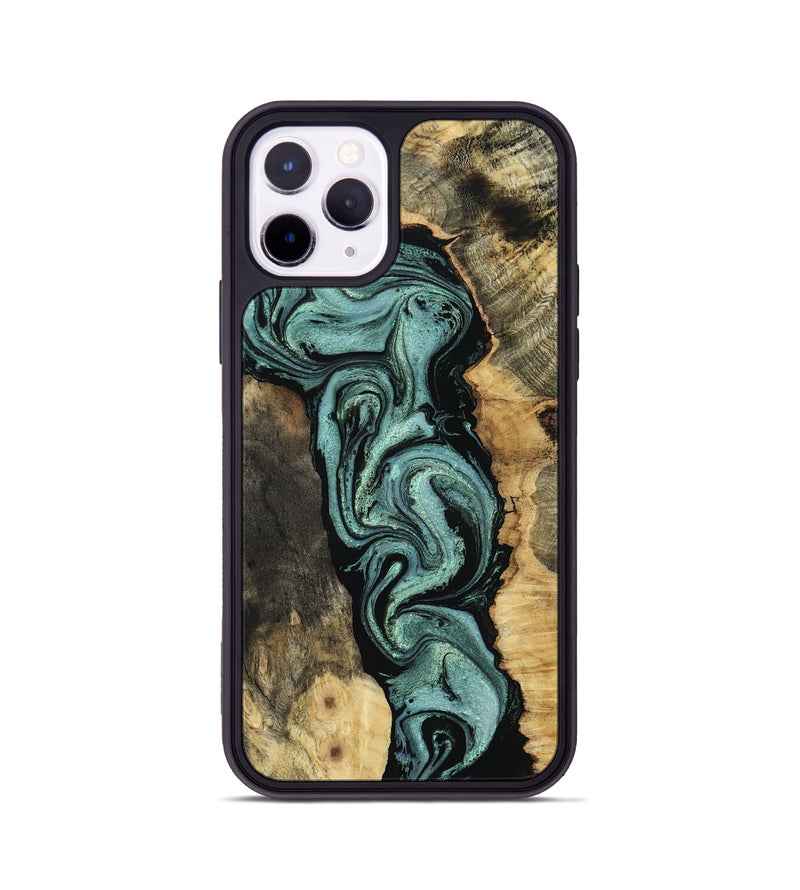 iPhone 11 Pro Wood Phone Case - Meaghan (Green, 801782)