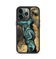 iPhone 13 Pro Wood Phone Case - Meaghan (Green, 801782)