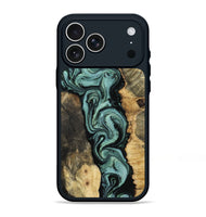 iPhone 17 Pro Max Wood Phone Case - Meaghan (Green, 801782)