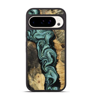 Pixel 9 Wood Phone Case - Meaghan (Green, 801782)