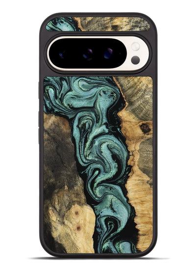 Pixel 9 Pro XL Wood Phone Case - Meaghan (Green, 801782)