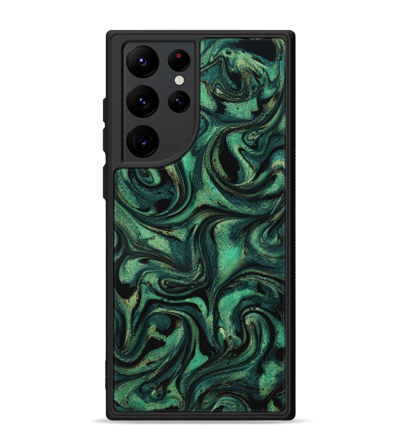 Galaxy S22 Ultra ResinArt Phone Case - Nelda (Green, 801783)