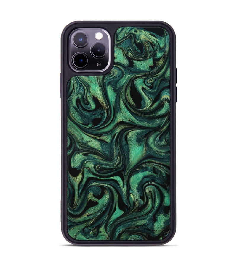 iPhone 11 Pro Max ResinArt Phone Case - Nelda (Green, 801783)