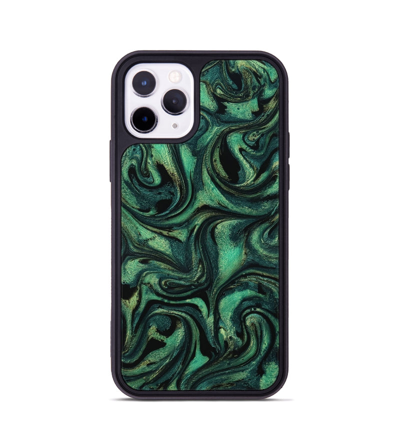 iPhone 11 Pro ResinArt Phone Case - Nelda (Green, 801783)