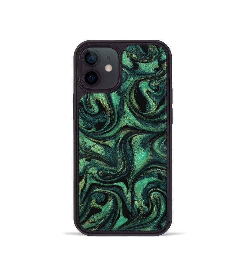 iPhone 12 mini ResinArt Phone Case - Nelda (Green, 801783)