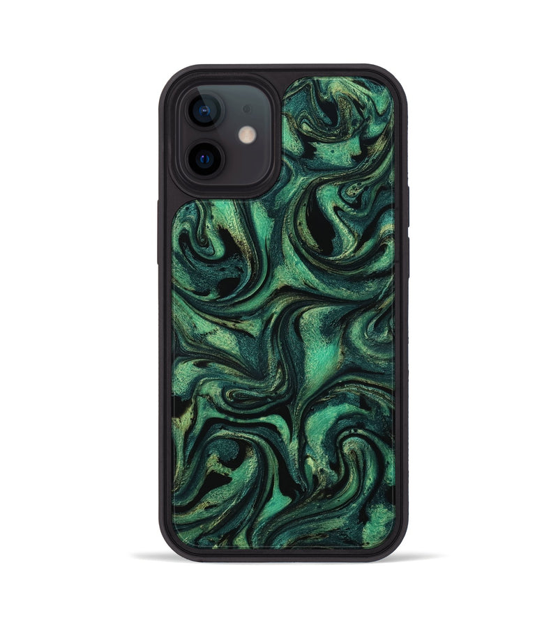 iPhone 12 ResinArt Phone Case - Nelda (Green, 801783)