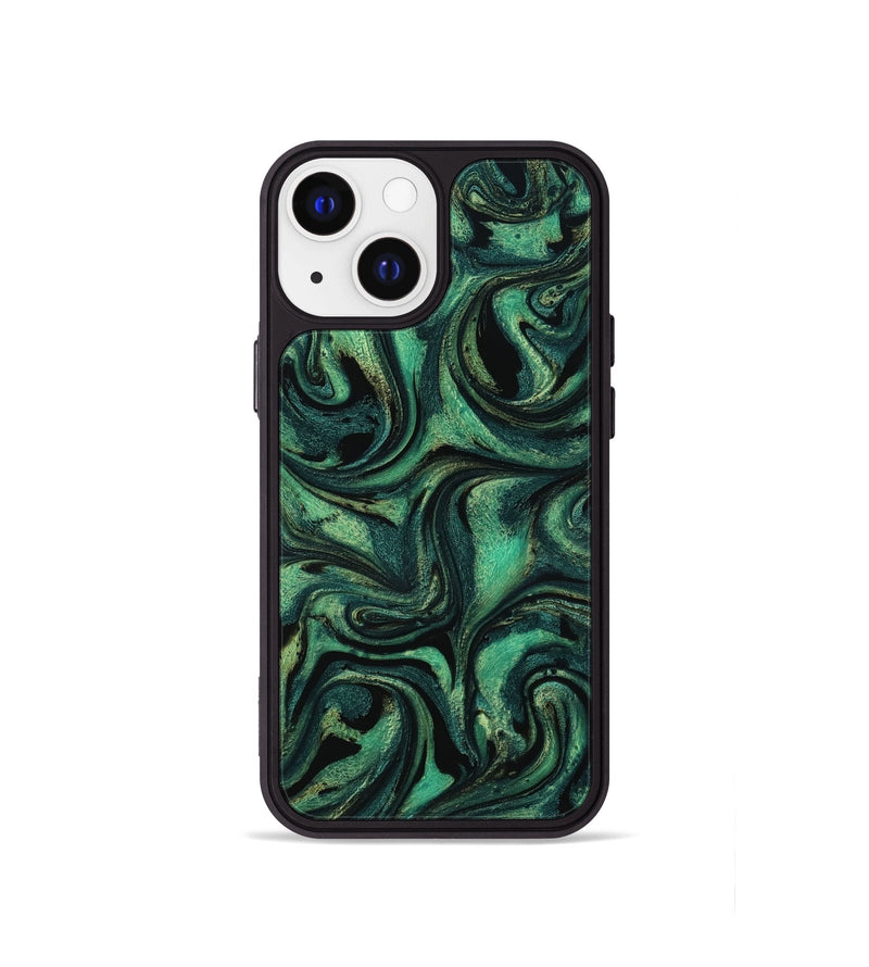 iPhone 13 mini ResinArt Phone Case - Nelda (Green, 801783)