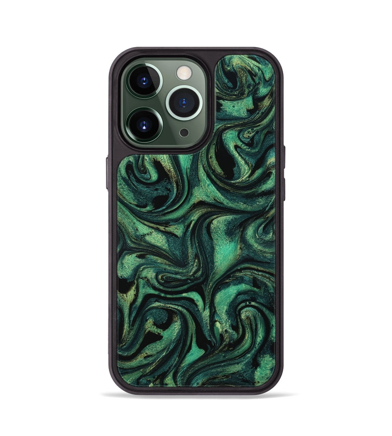 iPhone 13 Pro ResinArt Phone Case - Nelda (Green, 801783)