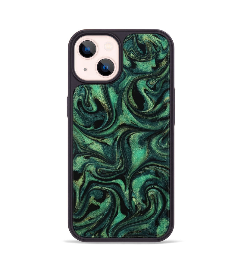 iPhone 14 ResinArt Phone Case - Nelda (Green, 801783)