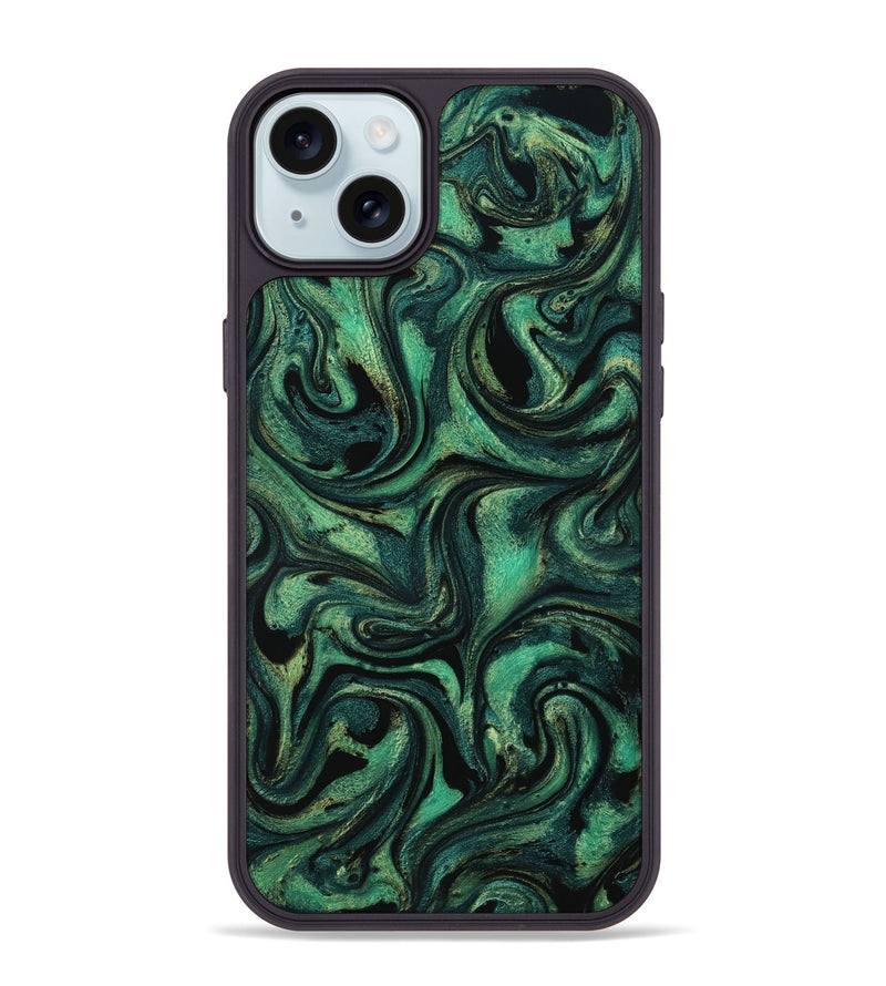 iPhone 15 Plus ResinArt Phone Case - Nelda (Green, 801783)