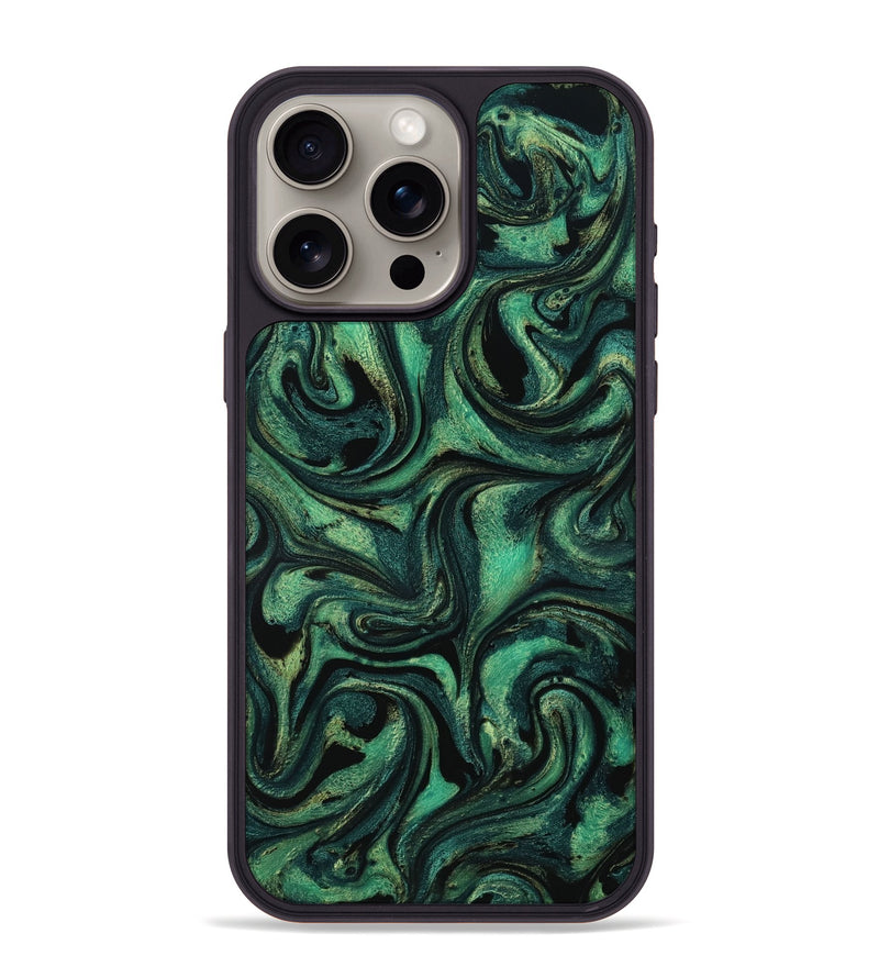 iPhone 15 Pro Max ResinArt Phone Case - Nelda (Green, 801783)