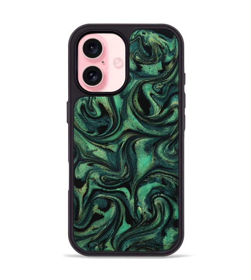 iPhone 16 ResinArt Phone Case - Nelda (Green, 801783)