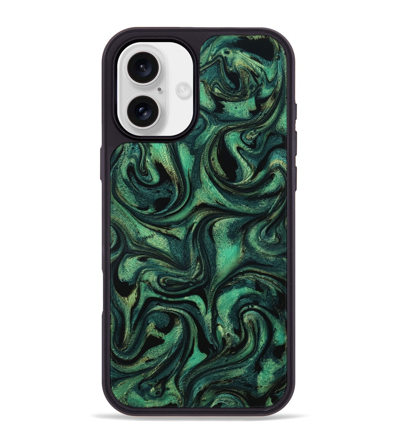 iPhone 16 Plus ResinArt Phone Case - Nelda (Green, 801783)